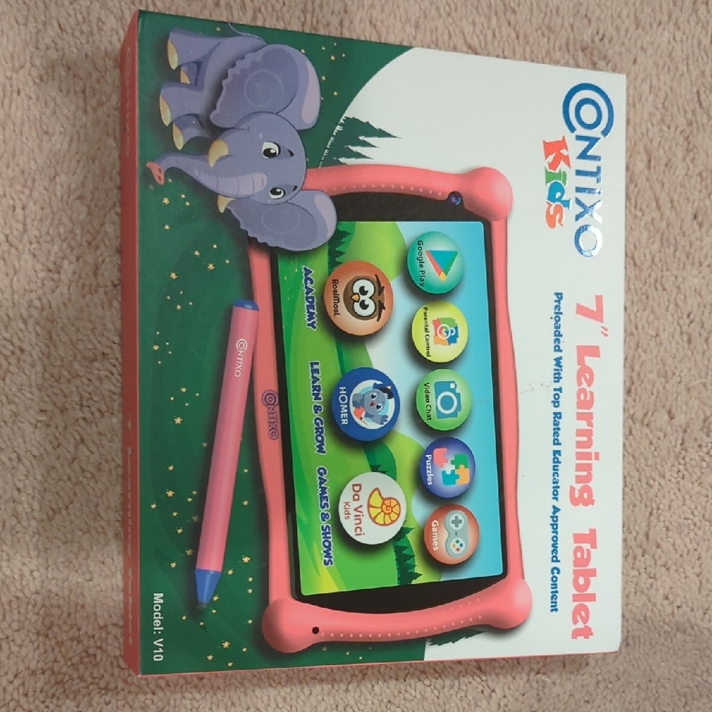 Contixo Kids V10 7" Learning Tablet - Pink